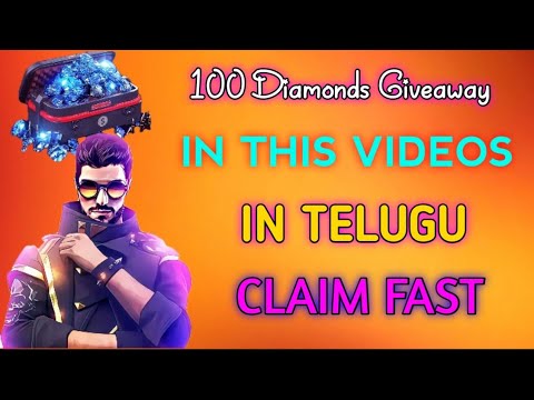 COME FAST II 100 DIAMONDS GIVEAWAY IN THIS VIDEO  IN TELUGU II TGFF CHARAN
