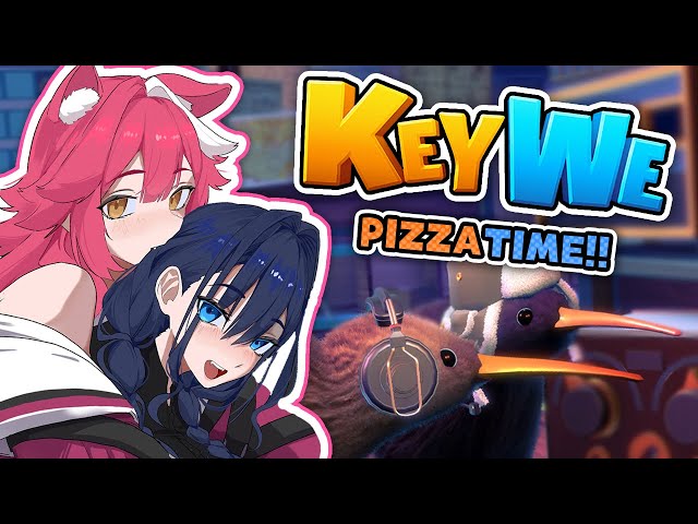 【KeyWe】Two birds....one job...... zero coordination....【PIZZATIME】のサムネイル
