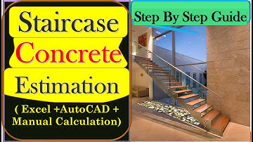 Staircase Concrete Estimation Step-by-Step Guide ( Honest Video 2022 )  l How To Calculate Concrete