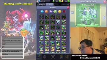 Taptap Heroes - Starting a new account! (day 33)