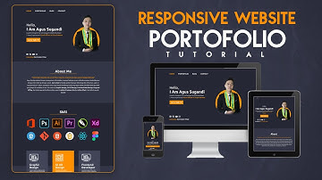 NGOBAR#1.1 Slicing Responsive Website portofolio Slicing Design Adobe XD menjadi Coding  Bootstrap 5
