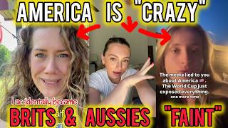 Brits & Aussies "TREMBLE" After Experiencing The American Dream. UNBELIEVABLE!