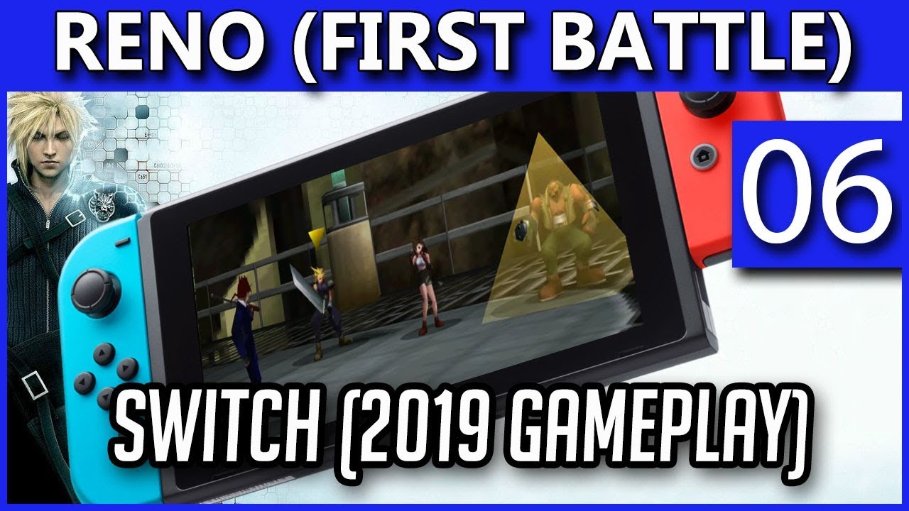Final Fantasy 7 Nintendo Switch Ff7 Walkthrough Reno Boss Fight Pillar Part 6 Youtube