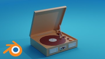 LOW POLY MODELING in Blender 2.8 - Speed Art Music - Box