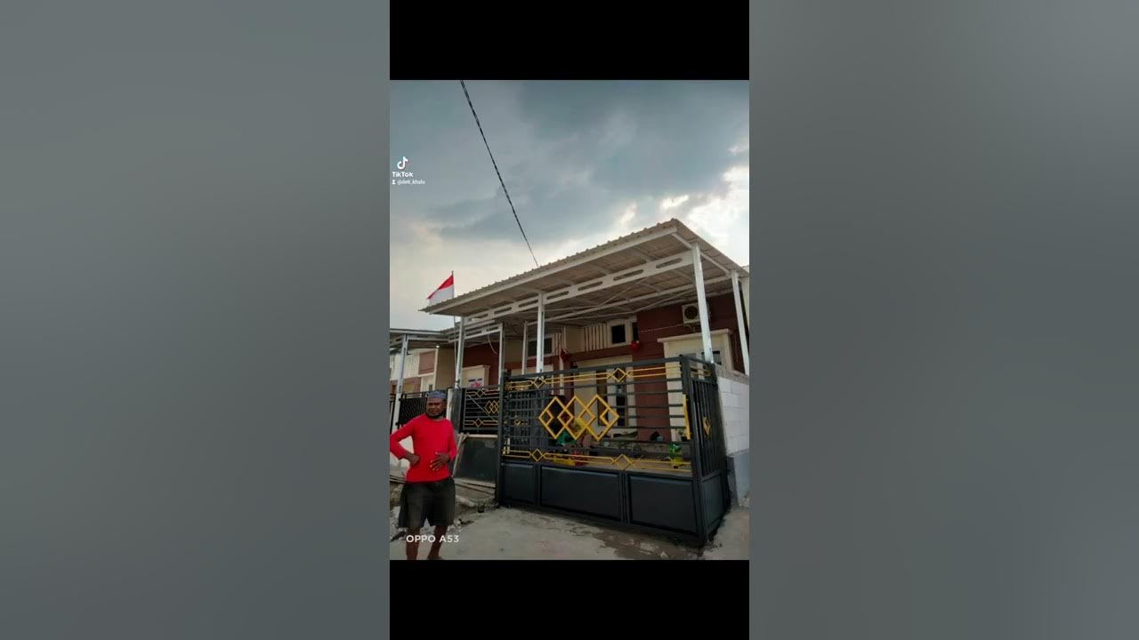 pembuatan Pagar kanopi minimalis bahan bisa! - YouTube