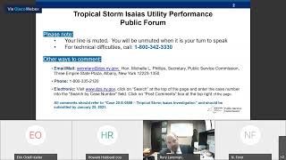 20-E-0586:  Tropical Storm Isaias Investigation - O\&R