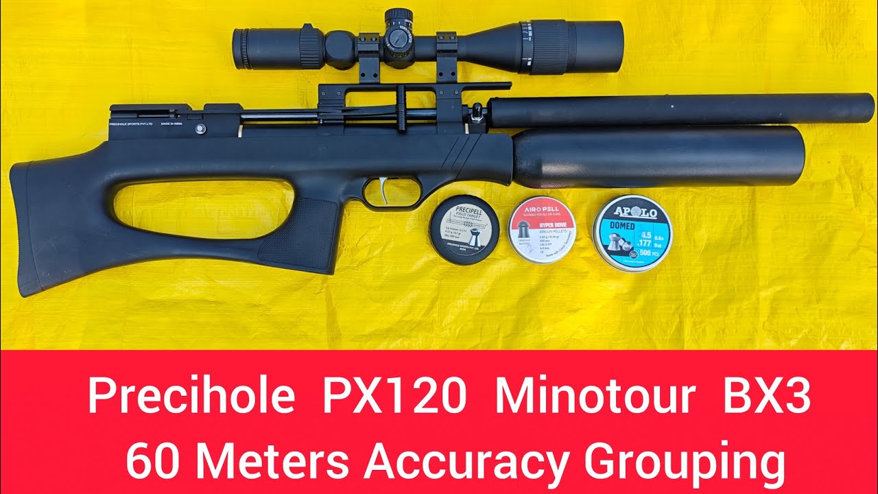 60 Meters Precihole Px120 Minotour BX3 Accuracy Grouping 