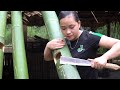 Full 90 days build a farm life  bamboo house plant orchids animal gardening