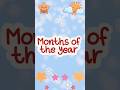 Months of the year | Learning videos for kids #kids #kidsvideo #kidscontent #learning  #education