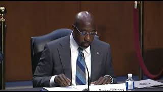 Celebrity Senator Warnock Testifies at Senate Judiciary Committee Hearing on Voting Rights Wealth