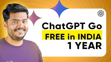 [Jaldi Karo] OpenAi ChatGPT Go FREE India 🇮🇳 1 Year Paid ChatGPT FREE