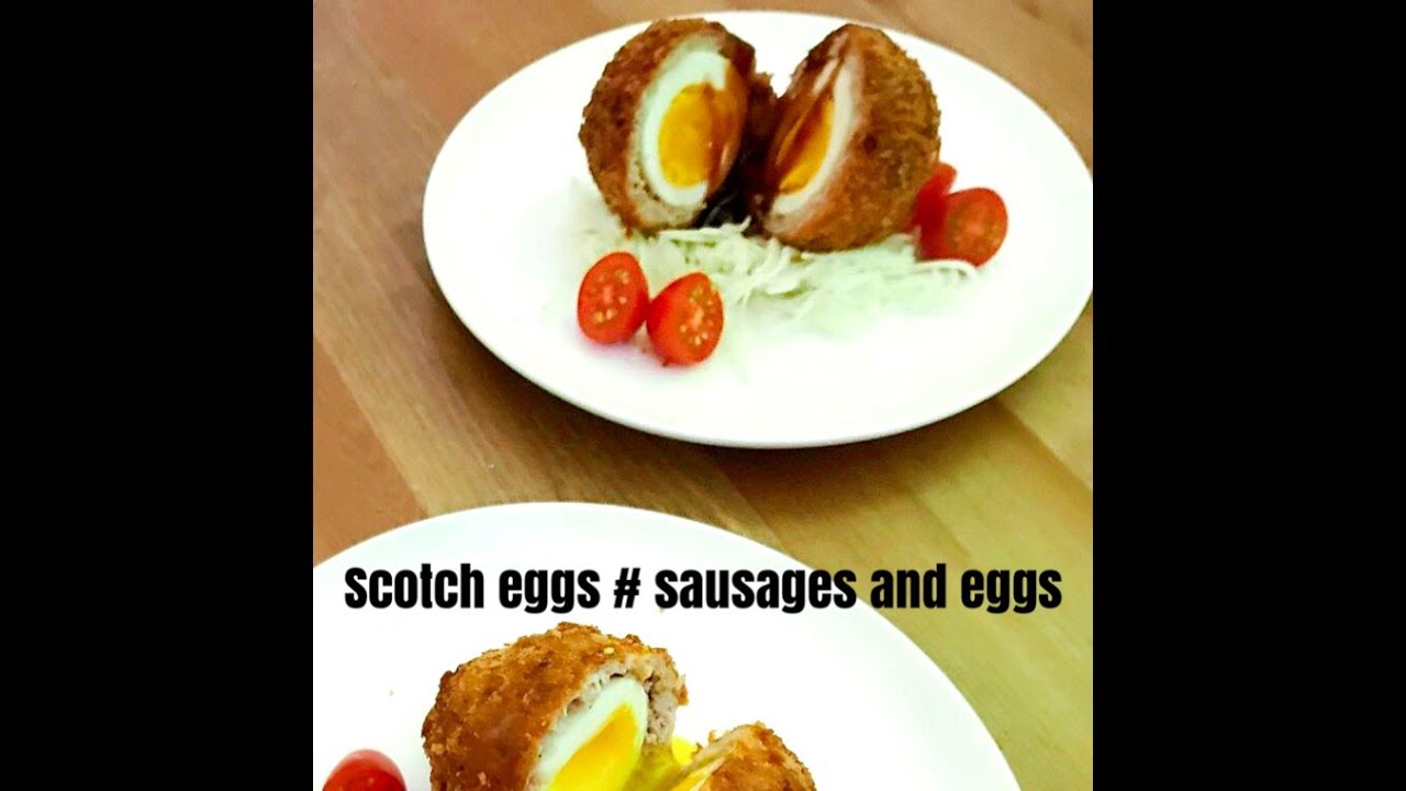 Quick and easy snack scotch eggs YouTube