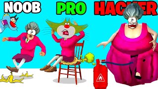 NOOB vs PRO vs HACKER | In Prankster 3D | With Oggy And Jack | Rock Indian Gamer |