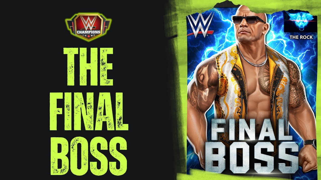 6 Star Gameplay The Rock The Final Boss WWE Champions