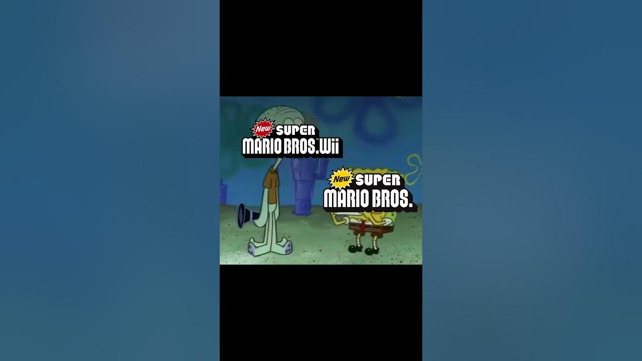NSMBW vs NSMB Overworld Theme - Squidward Wrong Notes