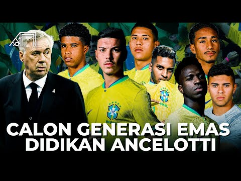 Penuh Bintang Muda Bersama Ancelotti! Ganasnya Regenerasi Skuad Masa Depan Timnas Brasil