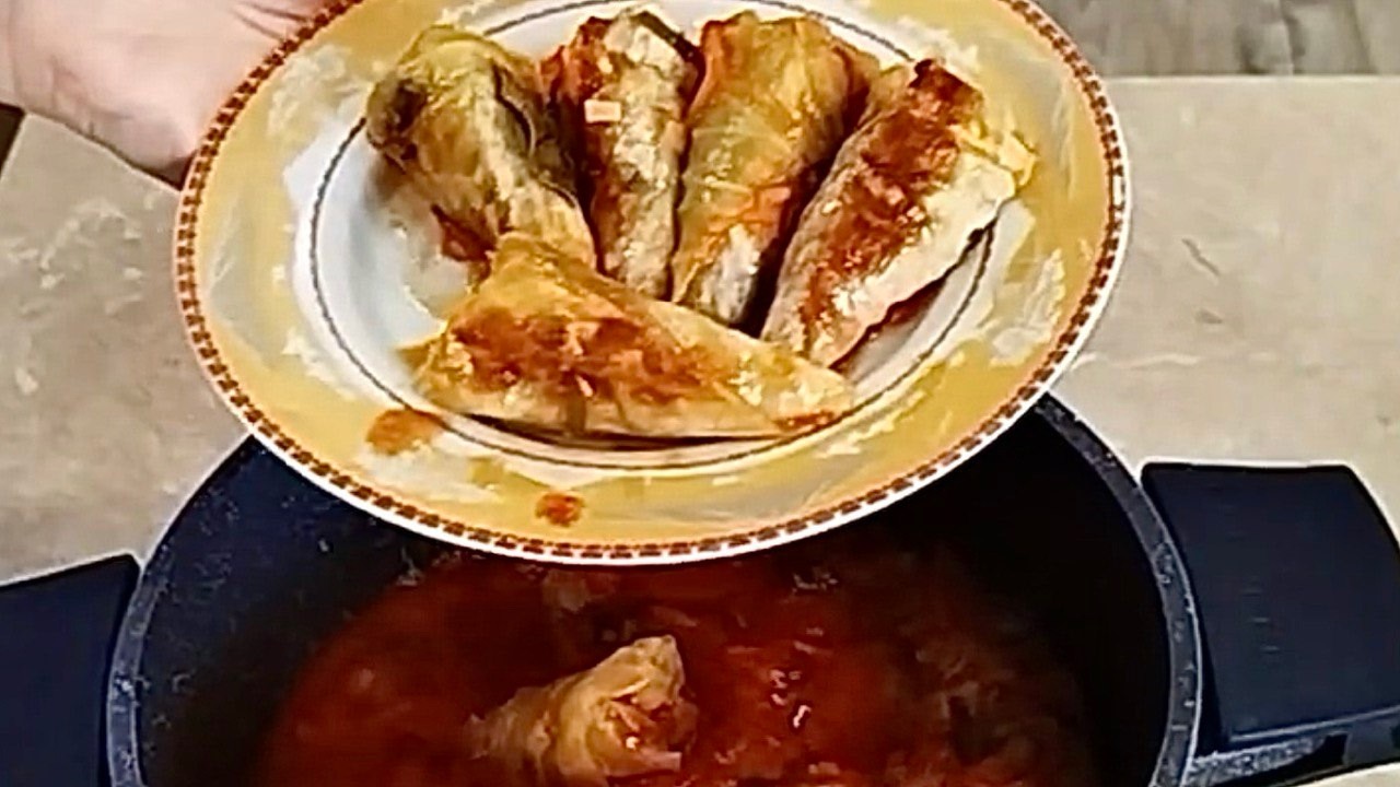 Постные голубцы !!!Ни грамма мяса, но как вкусно!!!