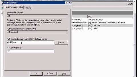 Edit MX records in Windows DNS