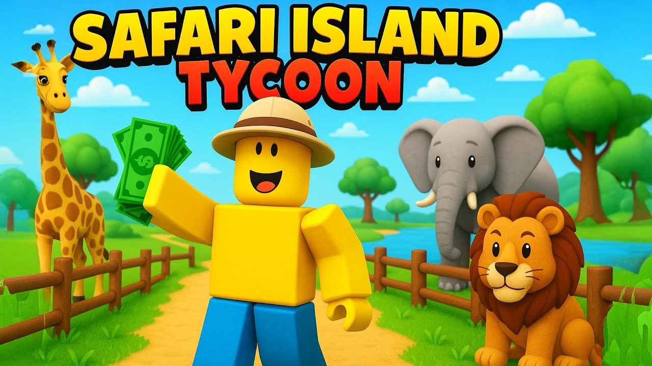 I Build a SAFARI ISLAND in ROBLOX!!! ∣ Resort Tycoon #10 - YouTube