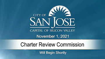 NOV 1, 2021 | Charter Review Commission