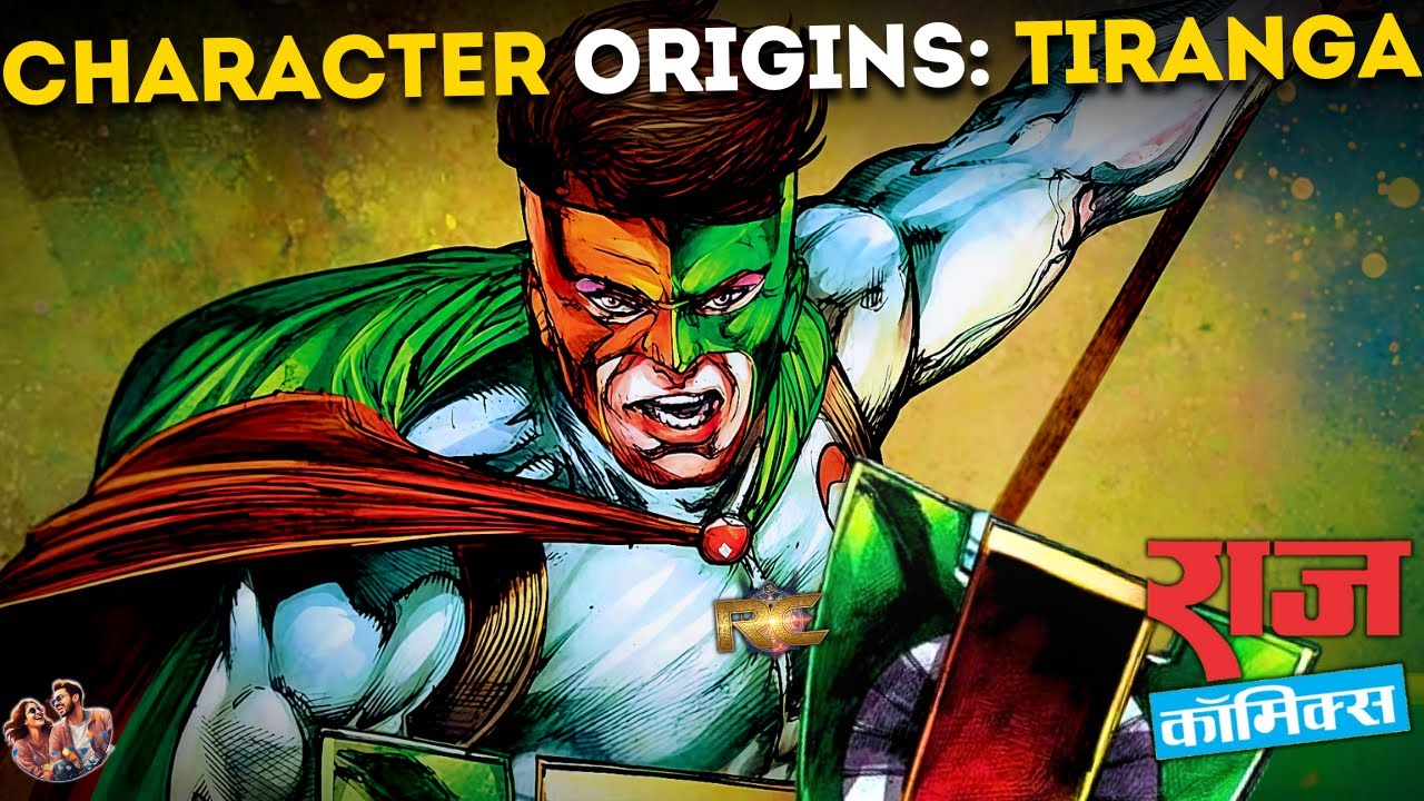Ti Raja TIRANGA FULL ORIGIN AND BACKSTORY - RAJ COMICS UNIVERSE | EPISODE 6 ...