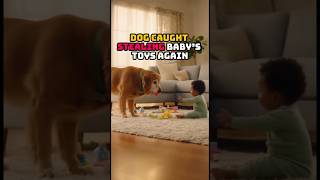 Caught Red-Pawed Again! Dog Steals Baby’s Toys in the Funniest Way