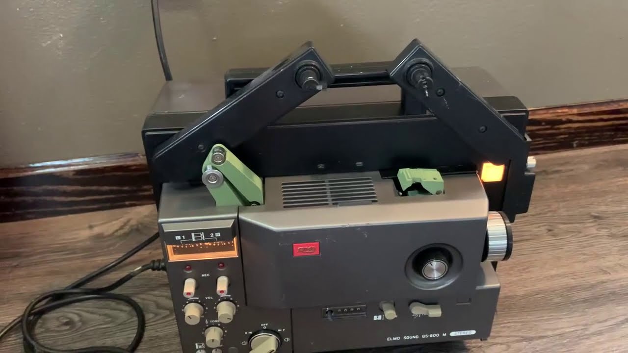 Elmo Sound GS-800 M Stereo Movie Projector - YouTube