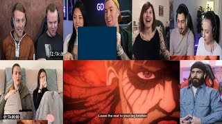 ATTACK ON TITAN EPISODE 4X16-18 REACTION MASHUP!! [ RE-UPLOAD ]