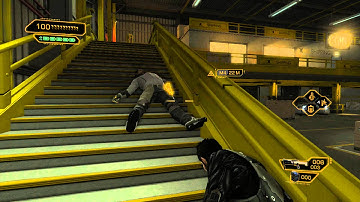 Deus Ex: Human Revolution DC - Stowing Away: Security Bot (EMP Grenade) & Belltower Battle Wii U