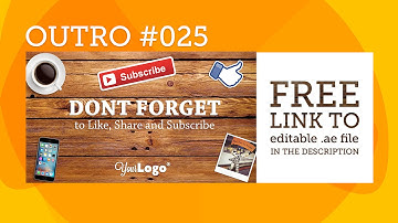 Free After Effects Outro Template #025