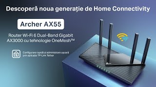 TP-Link #UNBOXING | Archer AX55 - Router Wi-Fi 6 Dual-Band Gigabit AX3000 cu tehnologie OneMesh™
