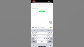 How to send invisible text message in iphone