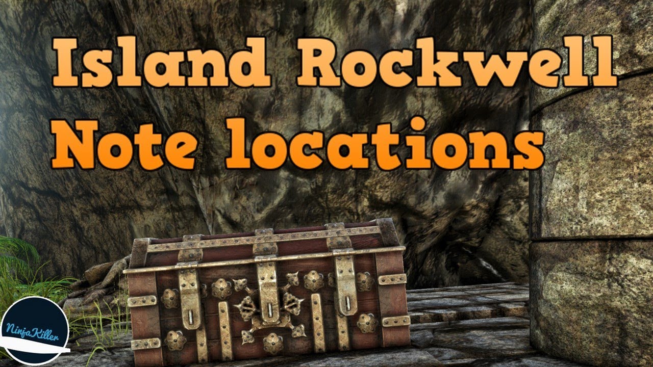 Ark Survival Evolved Rockwell Note Locations Island Youtube