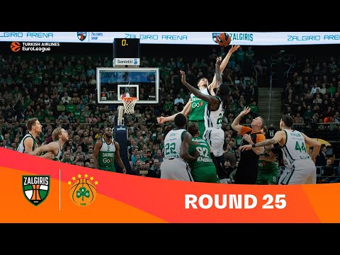 Zalgiris-Panathinaikos | Round 25 Highlights | 2023-24 Turkish Airlines EuroLeague