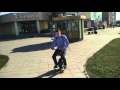 Riding Xiaotu starI unicycle