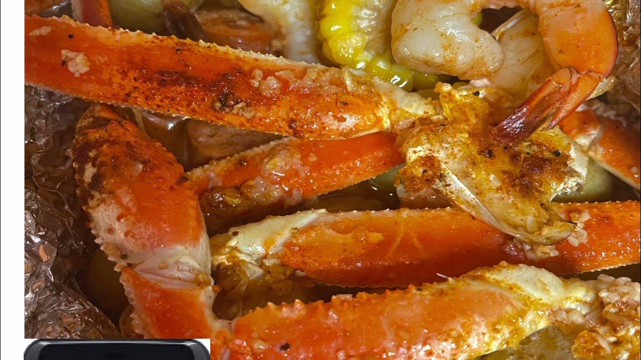 seafood boil in an air fryer easy recipe - YouTube