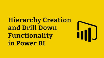 Hierarchy Creation and Drill Down Functionality