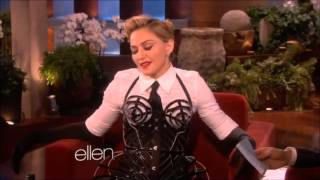 Madonna talks about Lady Gaga on Ellen Degeneres Show