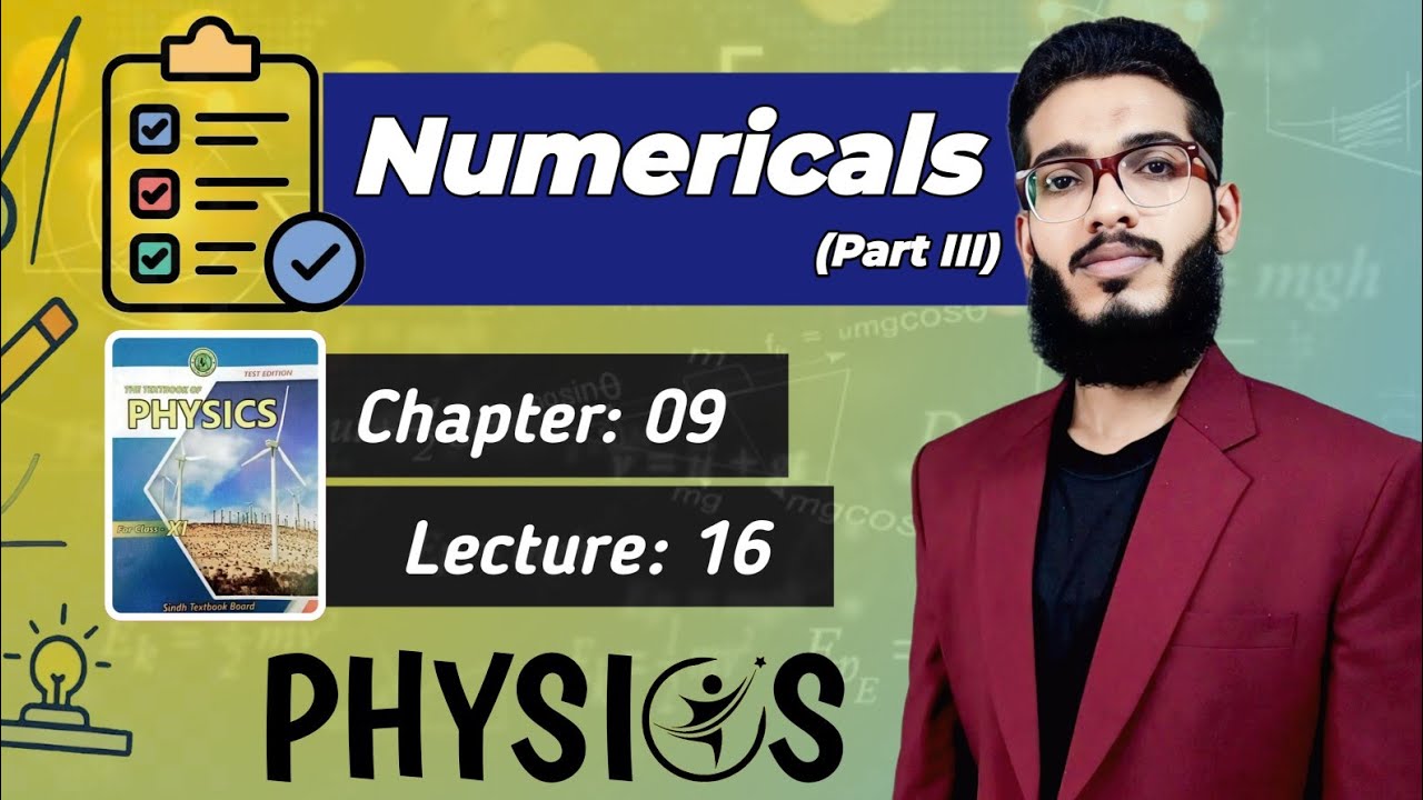 Numerical 5,6 and 7 | Class 11 | Chapter 9 | Lecture 16 | Capacitors | Physics | Sindh Board