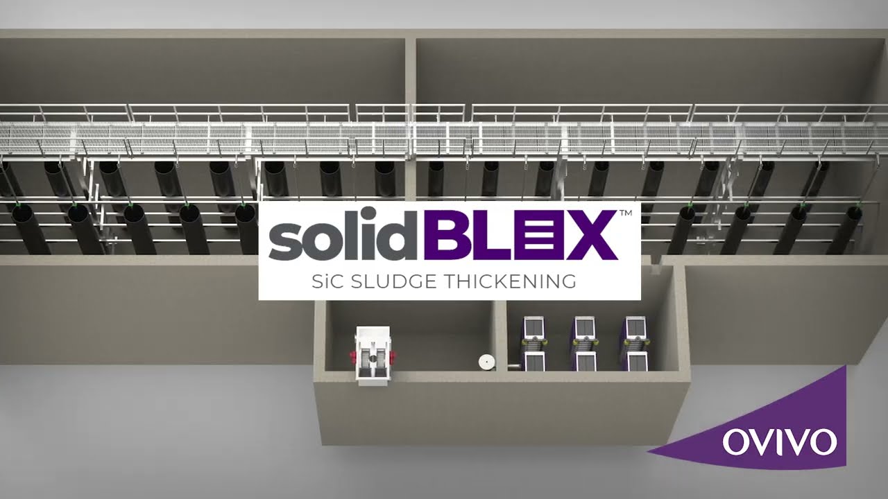 Transform your wastewater treatment plant with solidBLOX™ SiC Sludge Thickening