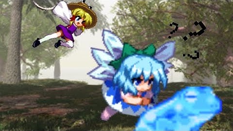 [touhou] Cirno and frozen frog and Suwako