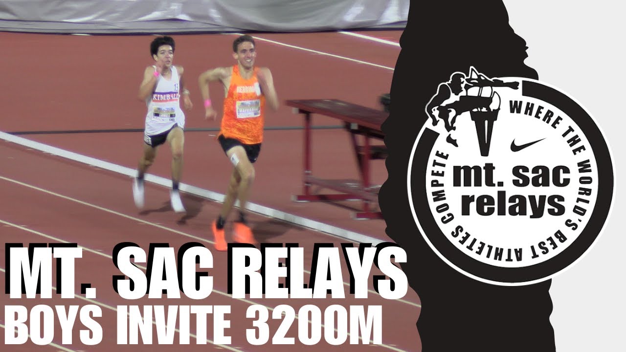 2025 TF - Mt. SAC Relays - Boys 3200M Invitational - with interview!!!