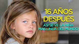 Así se ve la niña más linda del mundo, 16 años después 😱♥ - YouTube