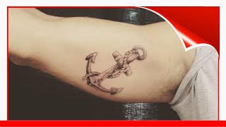 50+ Meaningful Anchor Tattoos For Guys (2020) Traditional Black Designs !
