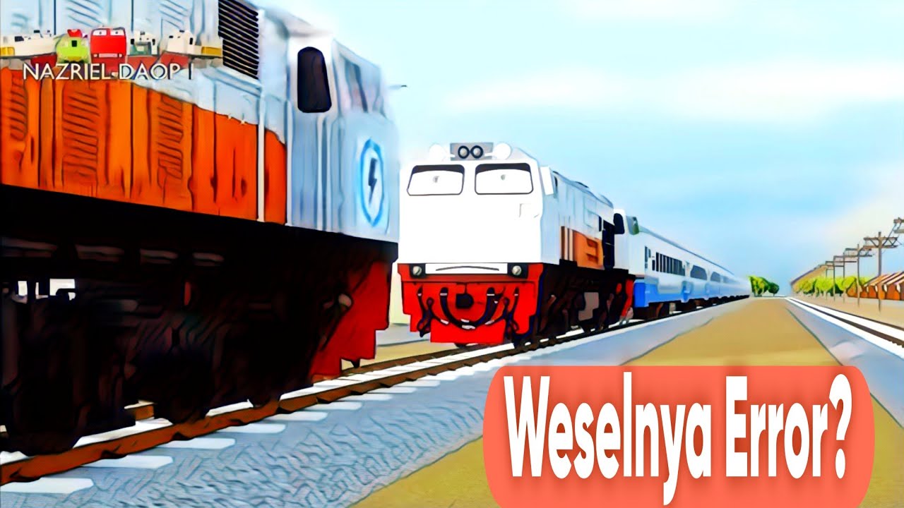 CC206 TABRAKAN AKIBAT WESEL ERROR |KERETA API| TRAIN CRASH