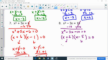 9-5 Factoring Mixed Trinomials Video #2