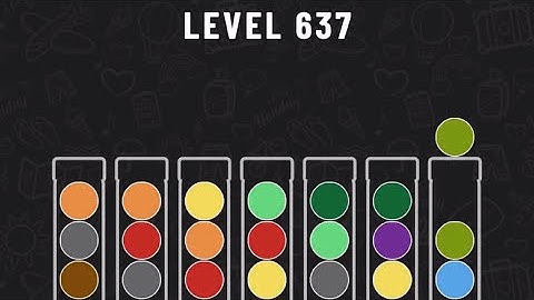 Ball Sort Puzzle Level 637 #ballsortpuzzle #ballsortpuzzlegameplay #puzzlegame #mobilegames