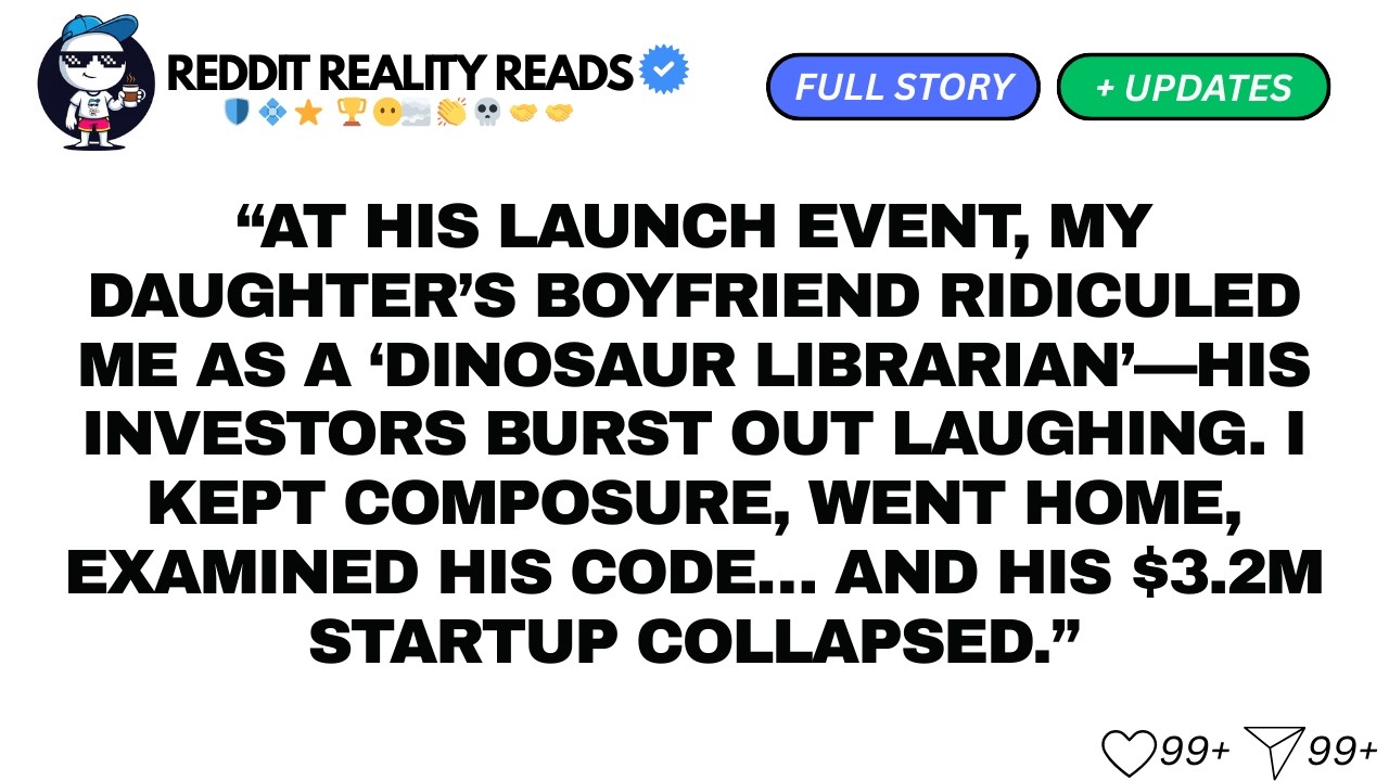 “At His Launch Event, My Daughter’s Boyfriend Ridiculed Me as a ‘Dinosaur Librarian...