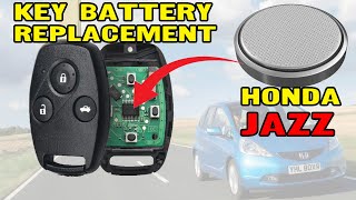 Honda Jazz key battery replacement | Honda Jazz key fob Battery change by PLIDD 1,758 views 1 year ago 2 minutes, 50 seconds