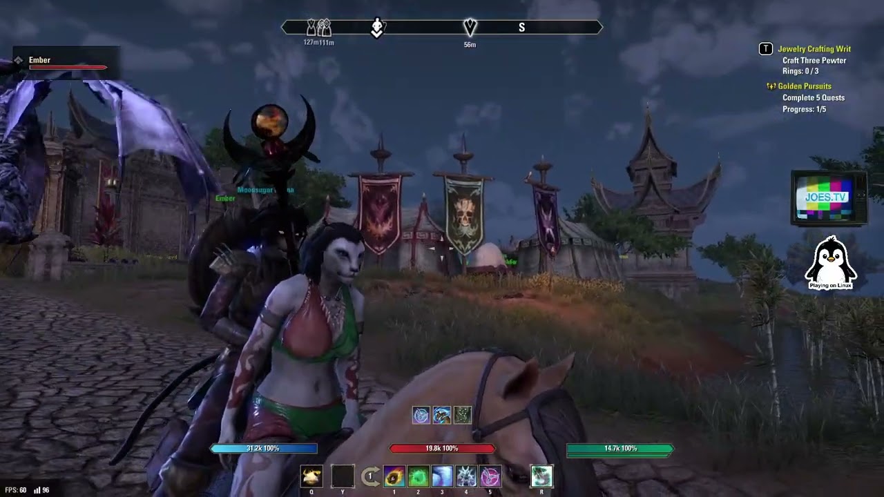 Linux Gaming - Elder Scrolls Online, Capture Test and Rambling